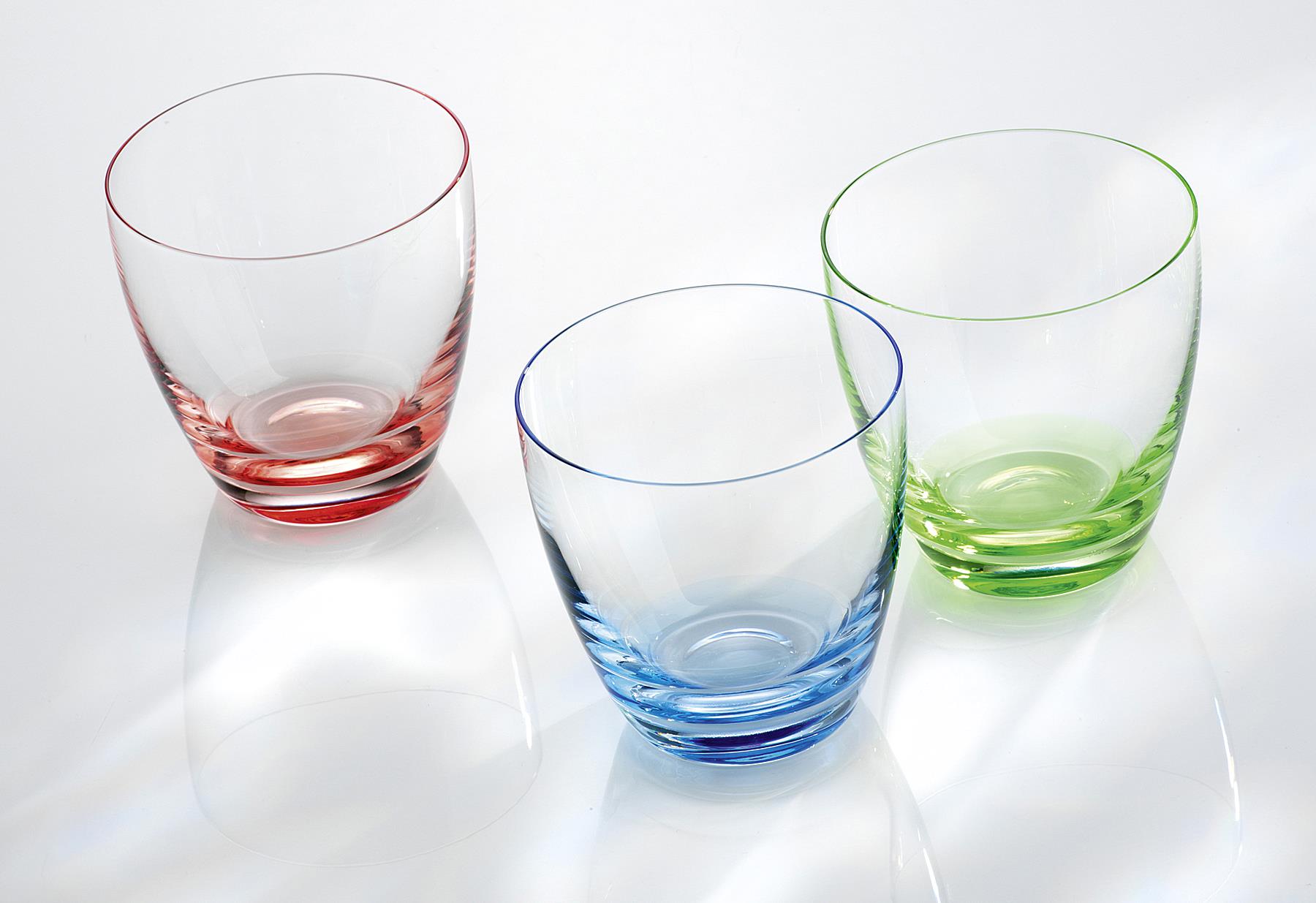 BOHEMIA CRISTAL Whiskybecher 'Viva Colori' 6er Set