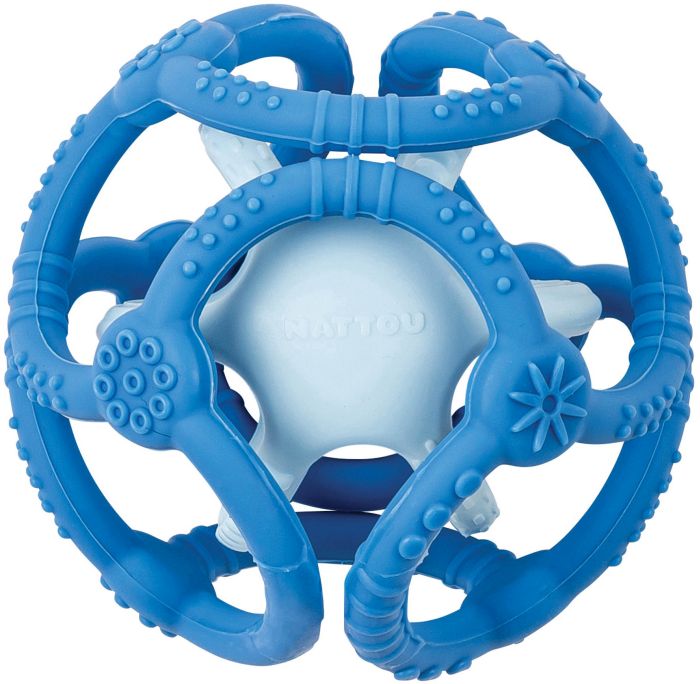 Silikon Set Bälle petrolblau+hellblau