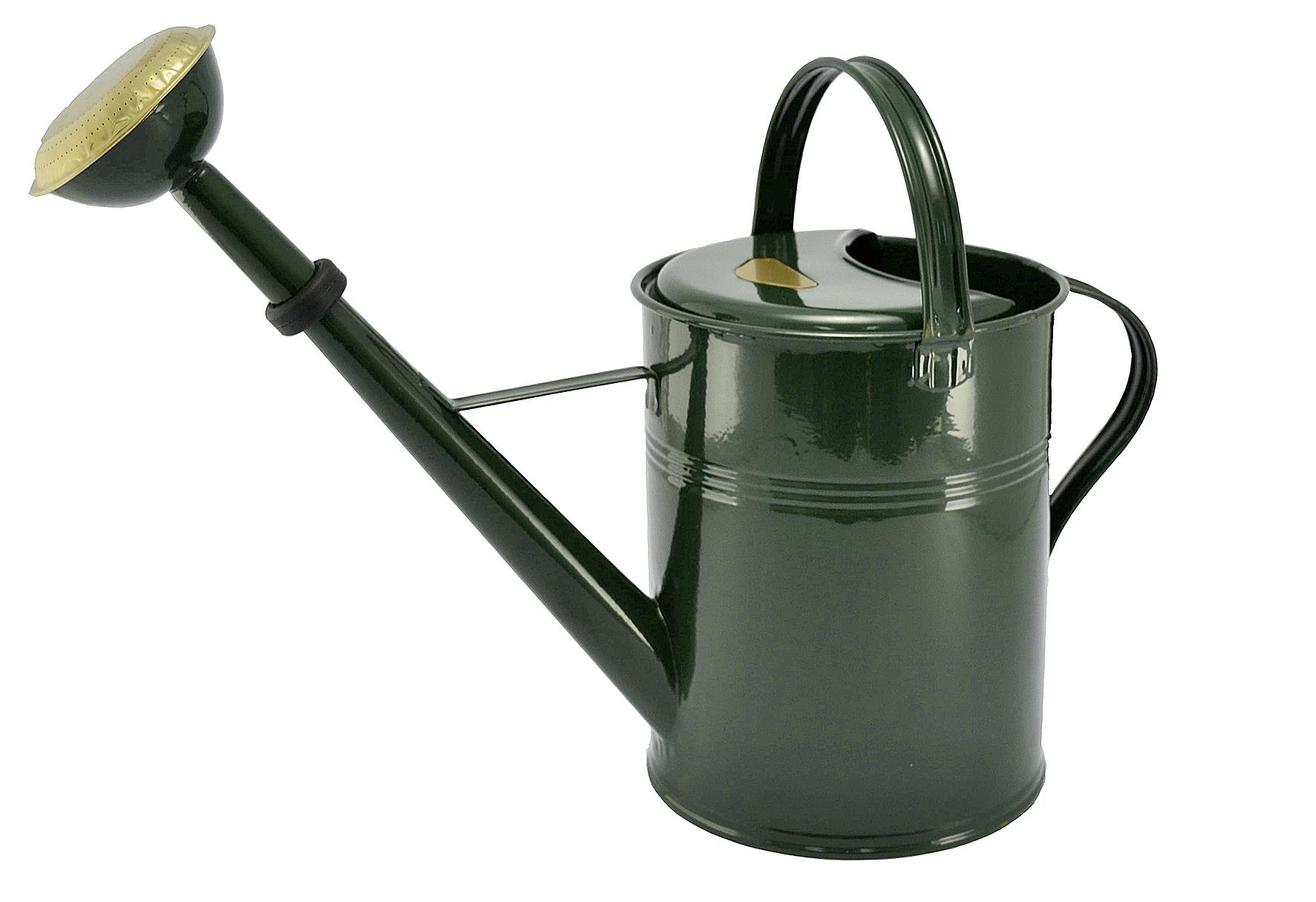 KOVOTVAR Gießkanne mit Messingbrause Deluxe 9 l grün