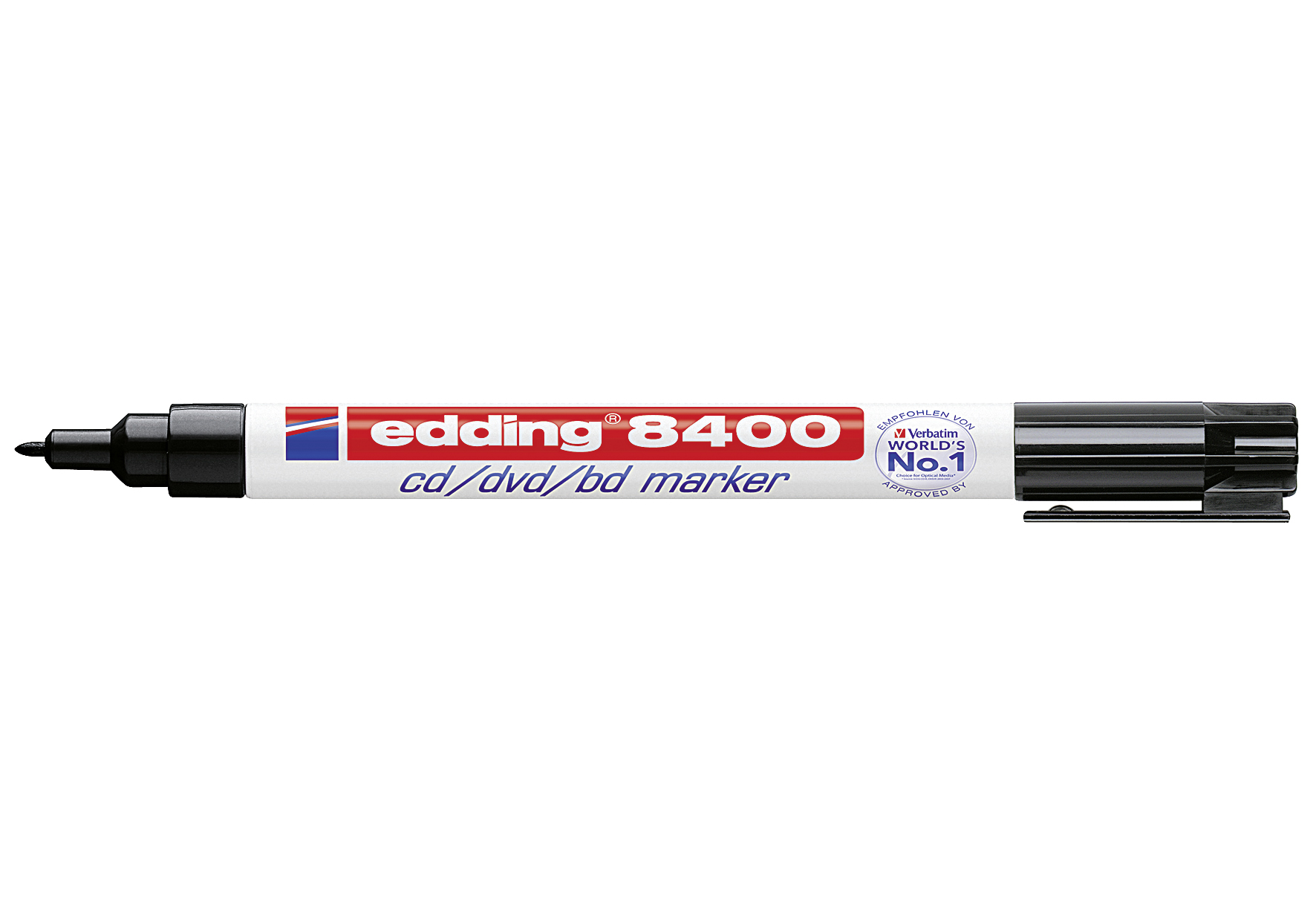 edding CD-Marker 8400 schwarz - VPE: 10