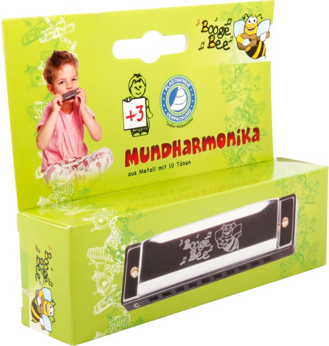 BGB Mundharmonika Metall, 10,5cm