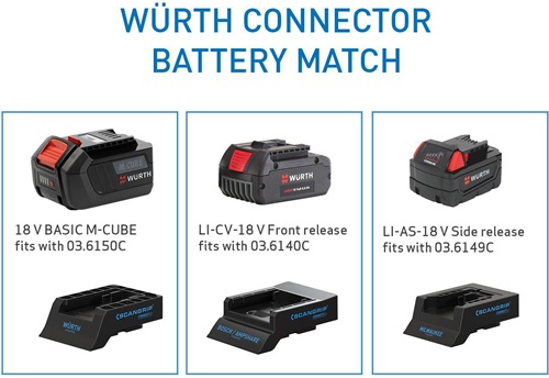 Akku-Adapter SMART CONNECTOR f.WÜRTH SCANGRIP