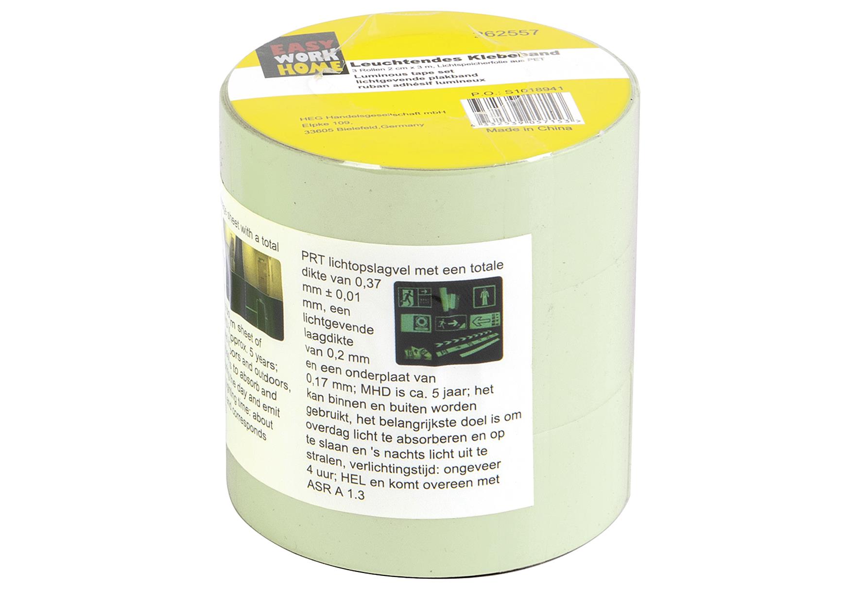 EASY WORK Leuchtendes Klebeband 5er Pack