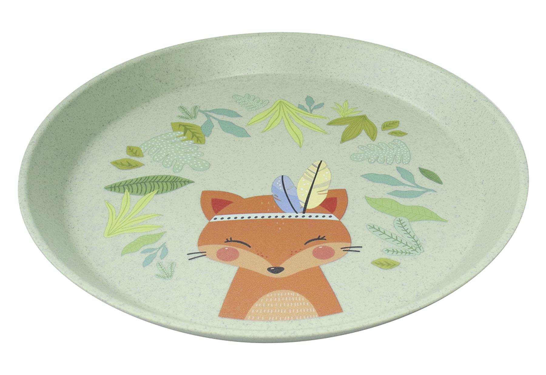 KOZIOL Kindergeschirr 'Fuchs Harry' 3-teilig, Teller, Becher, Schlae