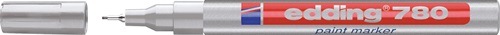 Lackmarker 780 silber Strich-B.0,8mm Rundspitze EDDING - VPE: 10