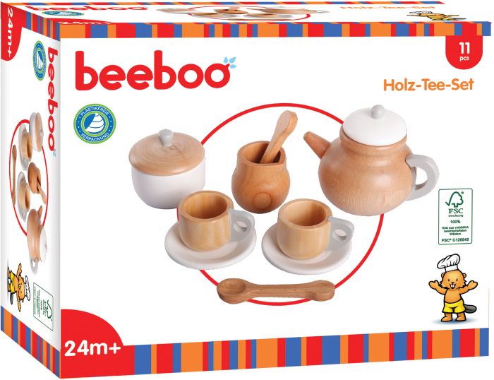 BEK Holz Tee-Set 11-teilig