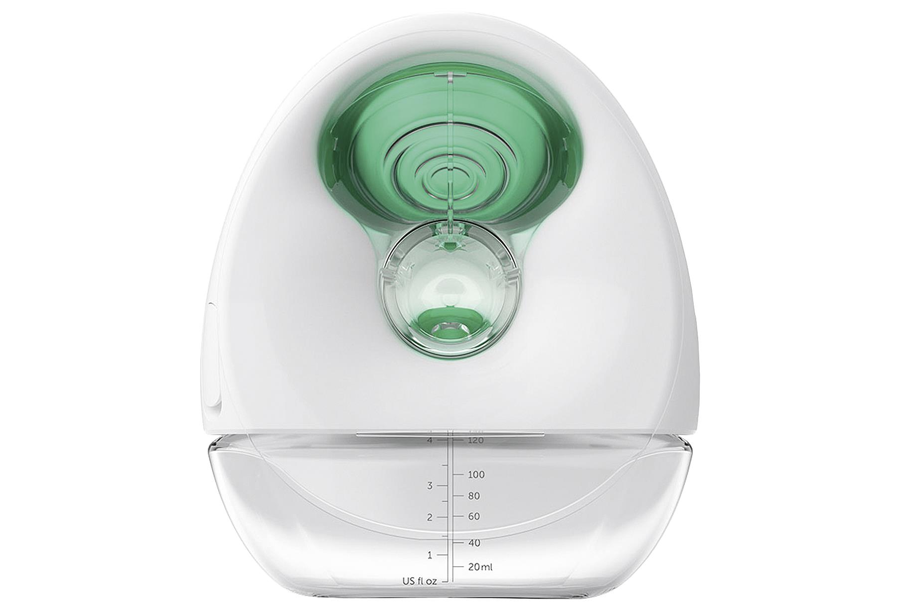 ELVIE Elektrische Einzel-Milchpumpe 1 x Pumpaufsatz, 2 x Flasche à 150 ml, 1 x Brustschale 24 mm, 1 x Brustschale 28 mm, 2 x Ventile, 2 x Ausgießer, 2 x Dichtungen, 2 x Vorratsdeckel, 2 x BH-Regulierer, 1 x USB-Ladekabel, 1 x Tragetasche, 1x Lithium-Polym