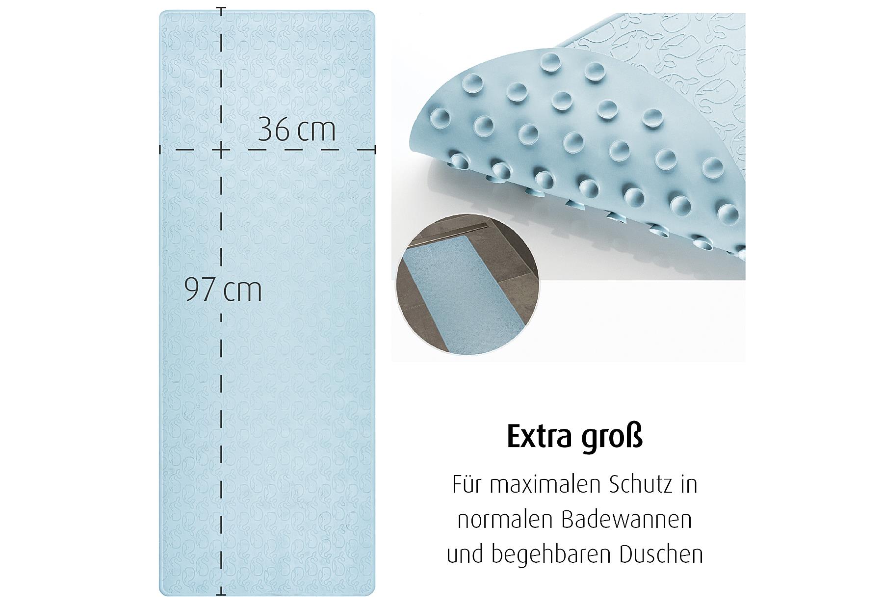 reer Badewannenmatte 'MyHappyBath Mat' XL