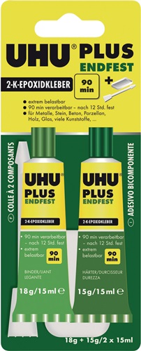 2K-Epoxidharzklebstoff PLUS ENDFEST 33g gelblich Tube UHU