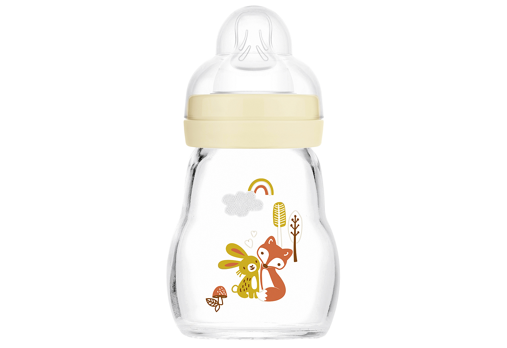 MAM Babyflasche Feel Good Elements 'Hase / Fuchs'