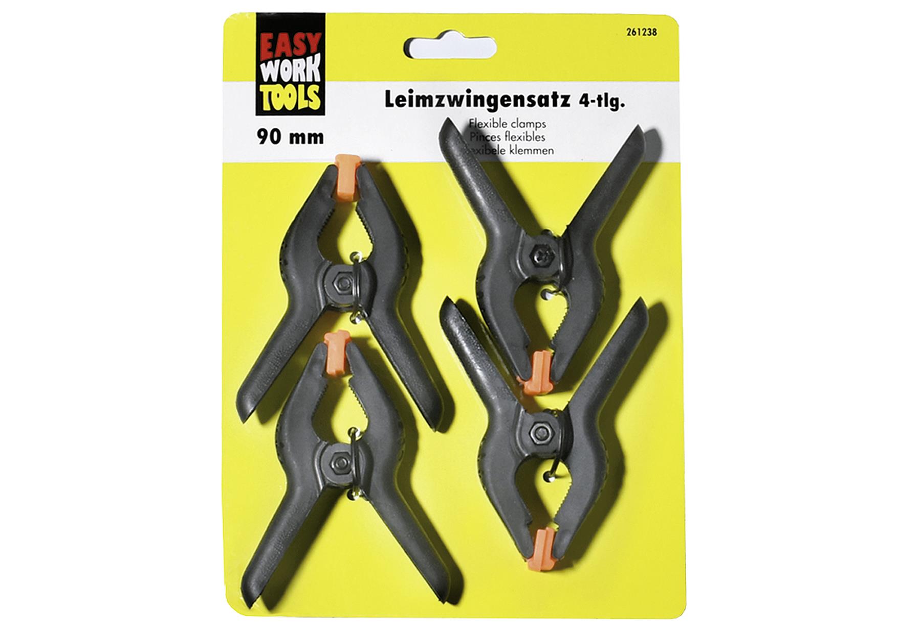 EASY WORK Leimzwingensatz 4-teilig
