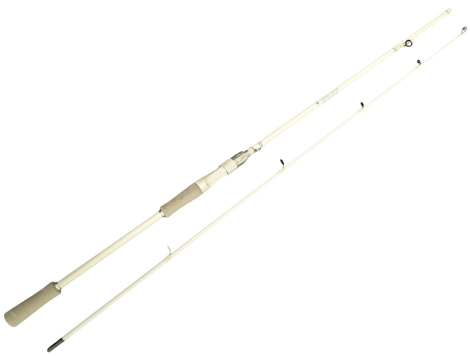 Bdt- FISHING GROUP 116g leichte Spinnrute WG:5-25g, Länge 2,10m, weiß