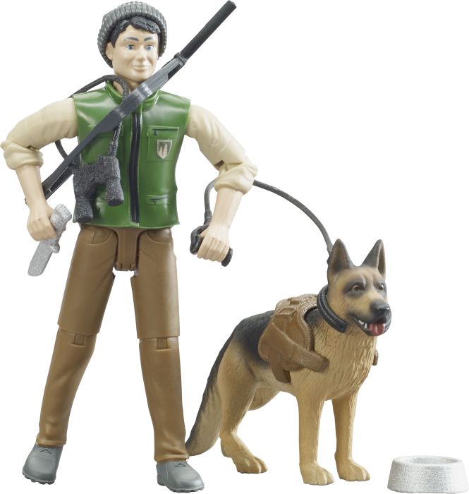 bworld Förster mit Hund und Ausrüstung