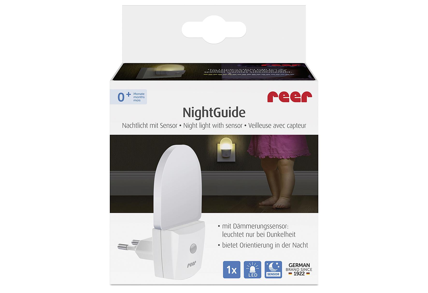 reer Nachtlicht mit Sensor 'NightGuide ' 1 Nachtlicht - VPE: 4