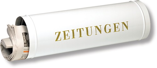 Zeitungsbox 800 B.400mm weiß STA BURG-WÄCHTER