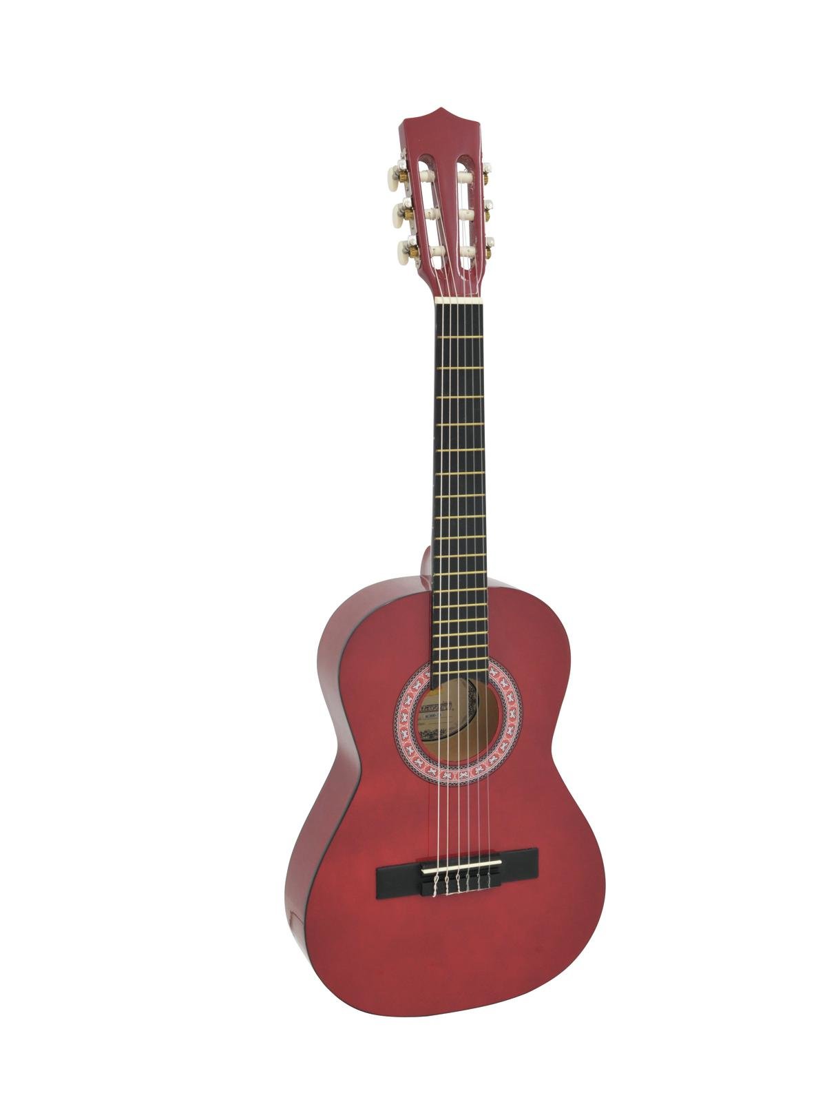 DIMAVERY AC-303 Klassikgitarre 1/2, rot