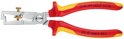 Abisolierzange StriX L.180mm VDE verchr.Mehrkomp.-Hüllen KNIPEX