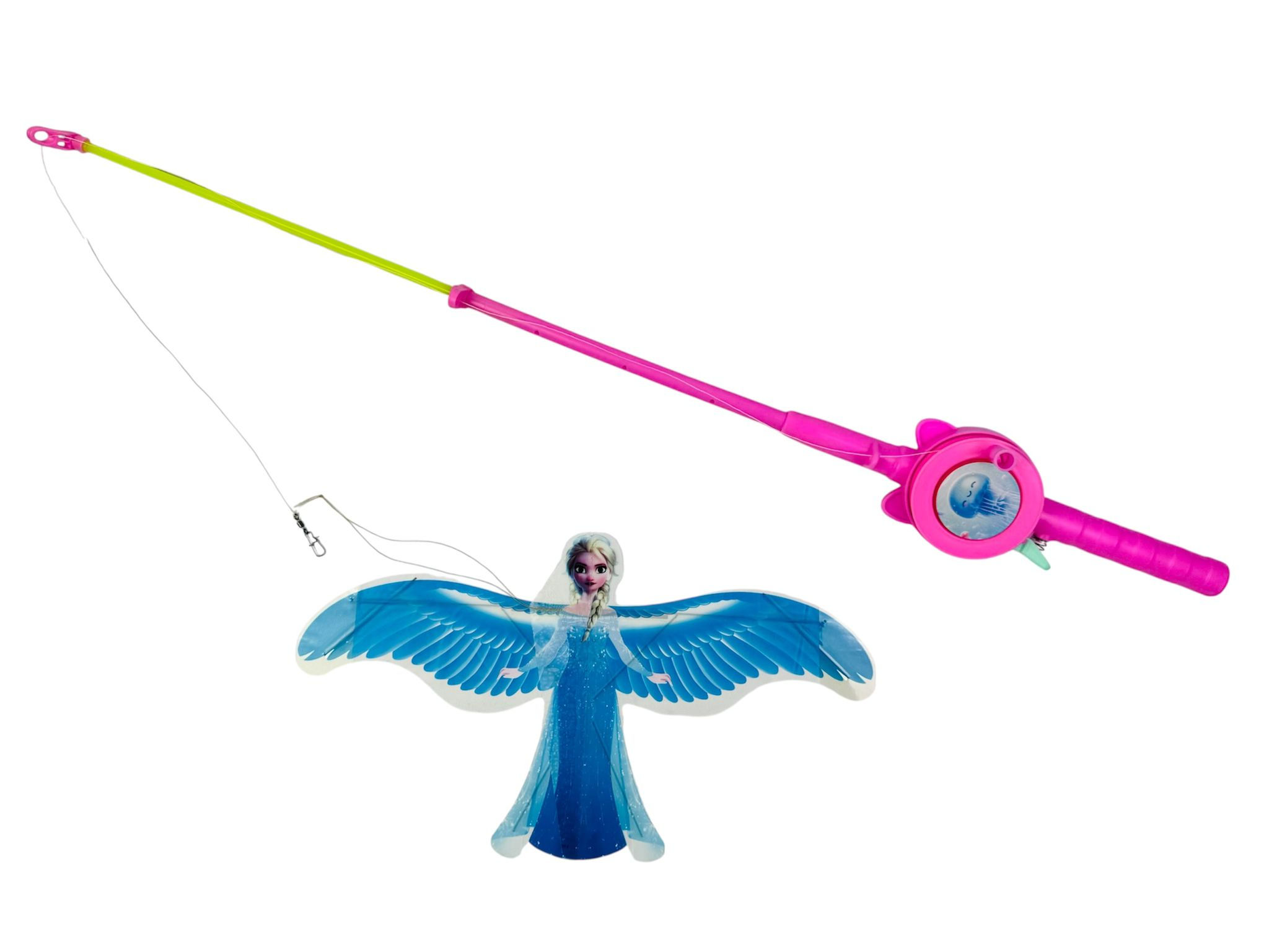 Bdt ''Drachenangel'' 70cm Angelrute + 30cm Drachen ''Eisprinzessin''