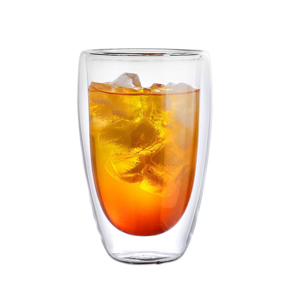 Bdt Doppelwandiges Thermoglas, Glas, Borosilikatglas, 450 ml, spülmaschinengeeignet