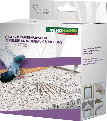 Vogel- u.Taubenabwehr 30 Spikes WINDHAGER