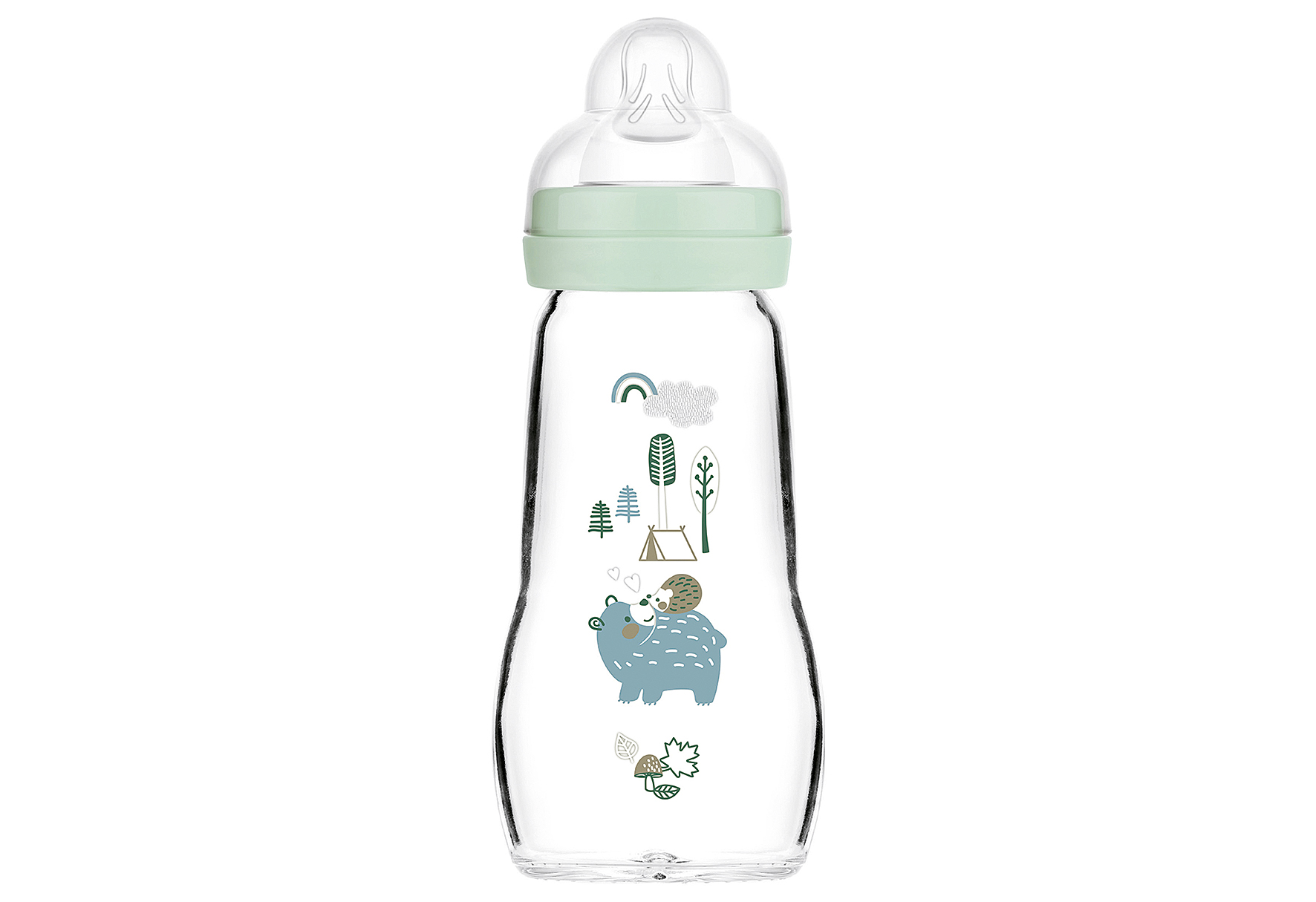 MAM Babyflasche Feel Good Elements 'Bär / Igel'
