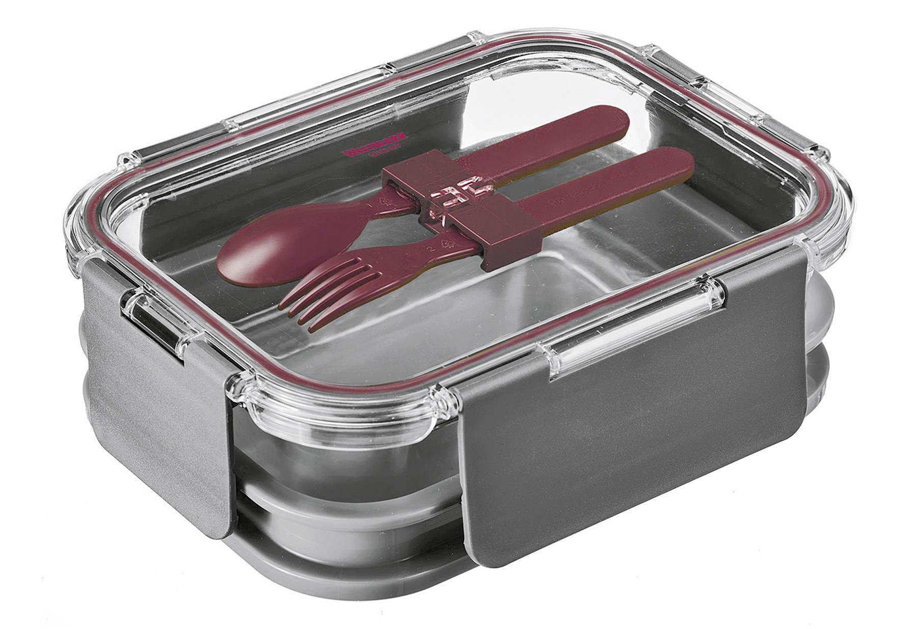 WESTMARK Lunch Box 'Comfort' 1 Lunchbox, Besteck 2-teilig