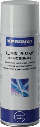 Aluminiumspray b.+500GradC hellsilber,glänzend 400 ml Spraydose PROMAT CHEMICALS