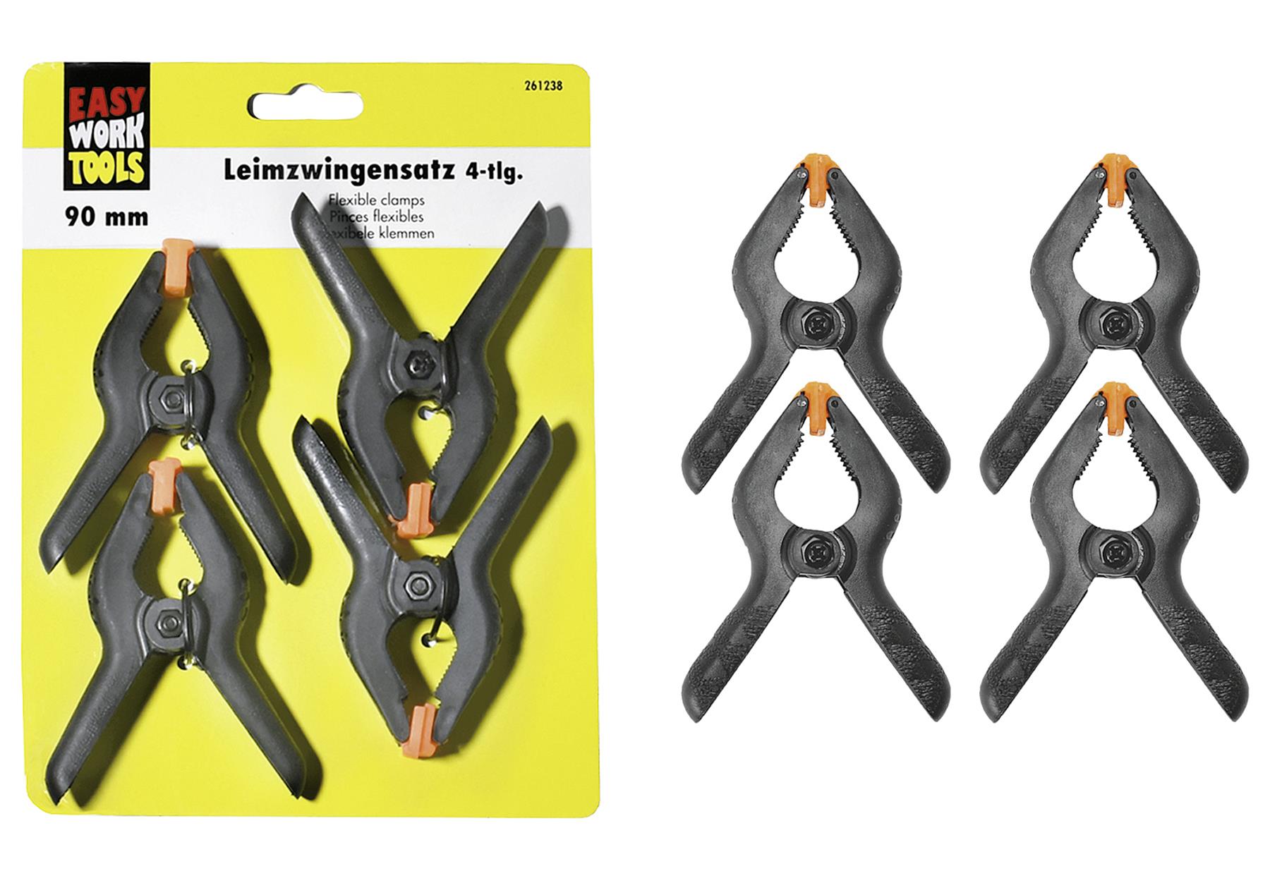 EASY WORK Leimzwingensatz 4-teilig