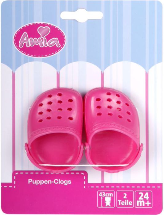 AM Clogs für Puppen 43cm