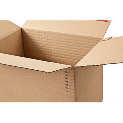 ColomPac Versandkarton CP141.101 DIN A5+ 22,9x5-11,5x16,4cm braun