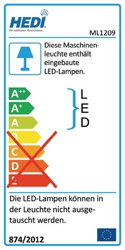 LED-Arbeitsleuchte 9,5 W 1140 lm HEDI