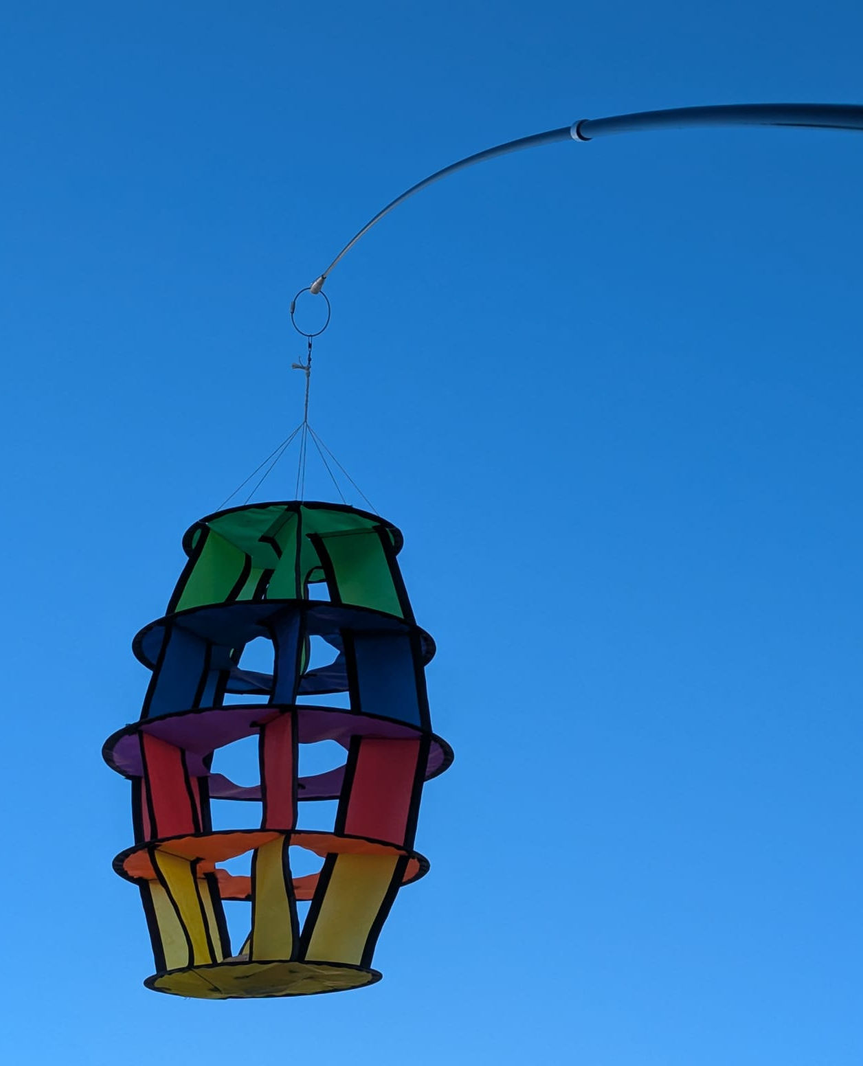 Bdt 3D Lampion''Camper- Leuchtfeuer'' inkl. USB-LED- Leuchte H:65cm, Ø 34cm