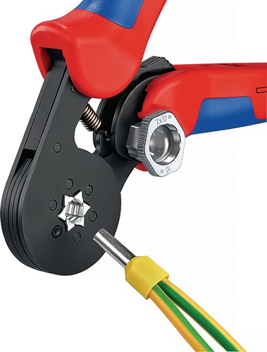 Aderendhülsenzange Gesamt-L.180mm 0,08-10,0 (AWG 28-7)mm² brün.Mehrkomp.-Hüllen