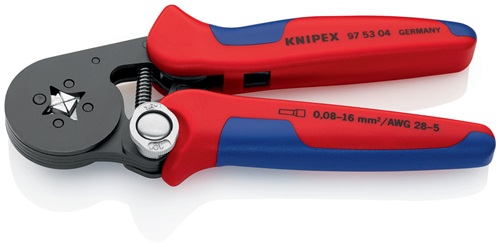 Aderendhülsenzange L.180mm 0,08-10,0+16,0 (AWG 28-5) mm² brün.Mehrkomp.-Hüllen