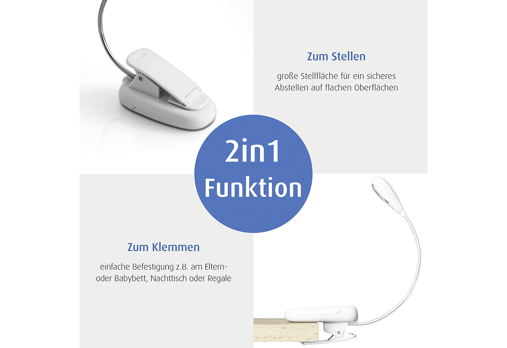 reer Mummy & Me LED Still-Licht inkl. 3 AAA Batterien