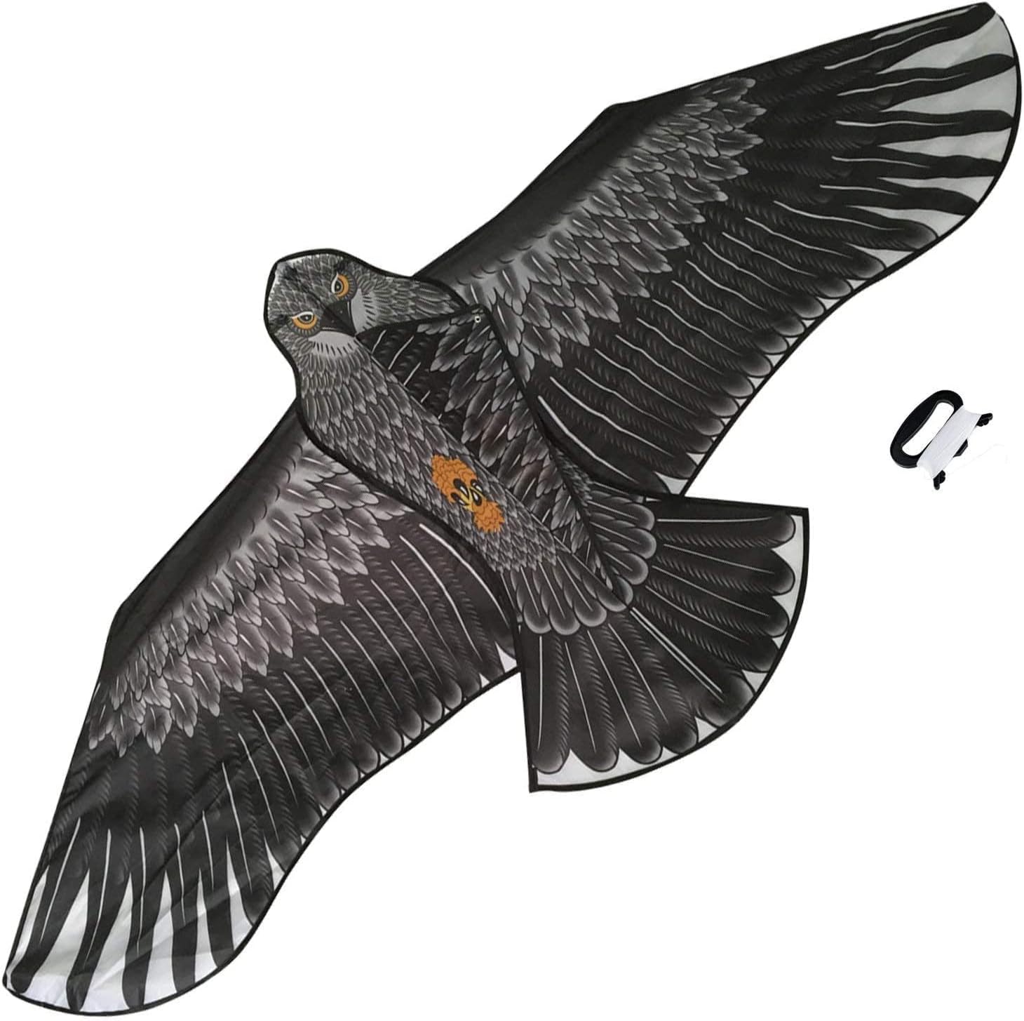 Bdt verstärkter 9m Drachenstab + Drachen *Adler* inkl. 50m Leine, 180x85cm