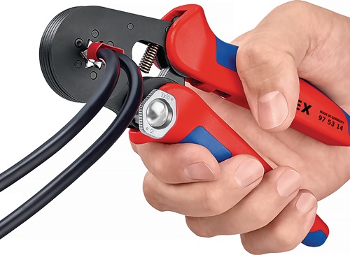 Aderendhülsenzange Gesamt-L.180mm 0,08-10,0 (AWG 28-7)mm² brün.Mehrkomp.-Hüllen