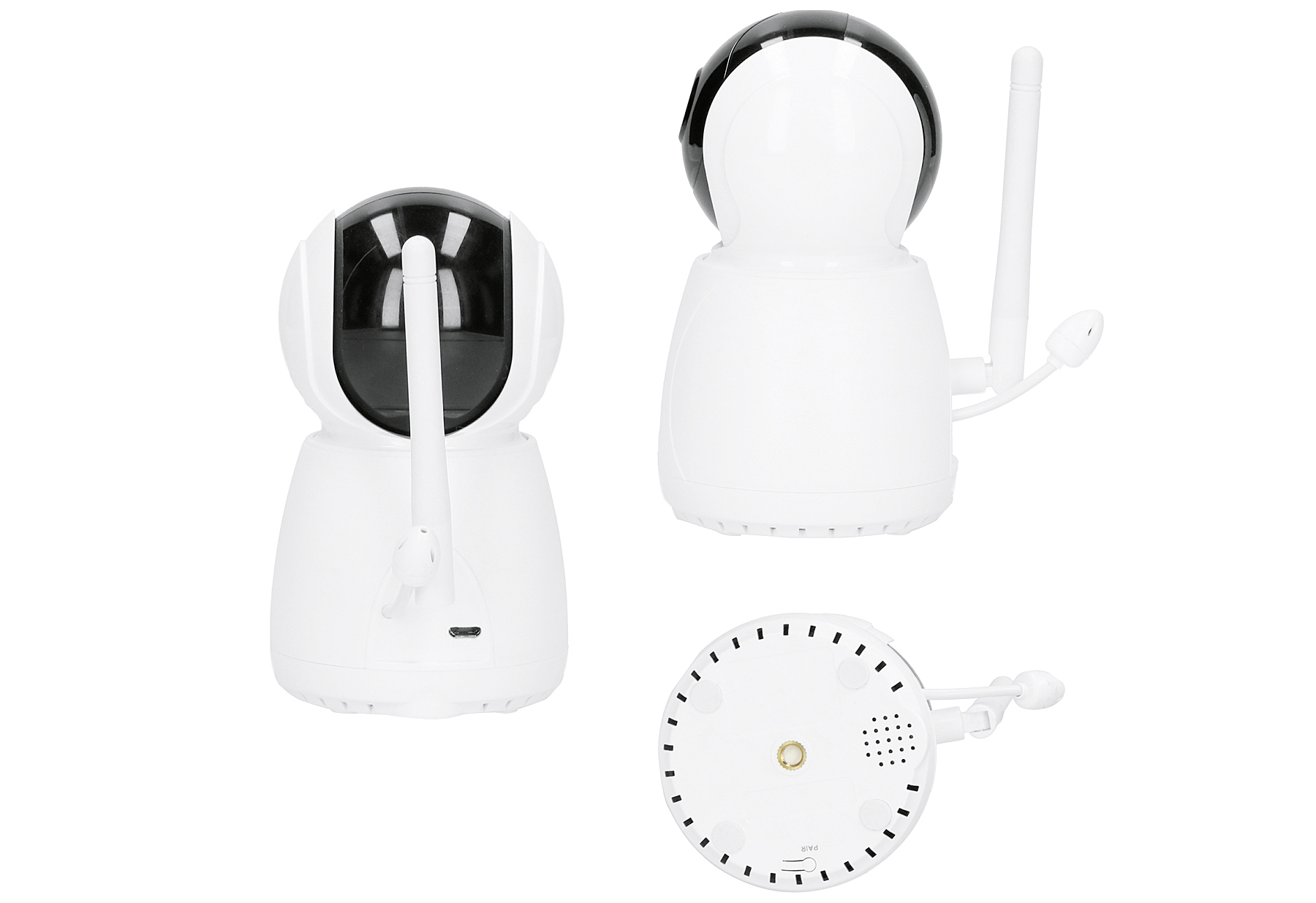 ALECTO Babyphone Zusatzkamera zu Artikel 629187 Babyeinheit – Kamera, Adapter, Bedienungsanleitung
