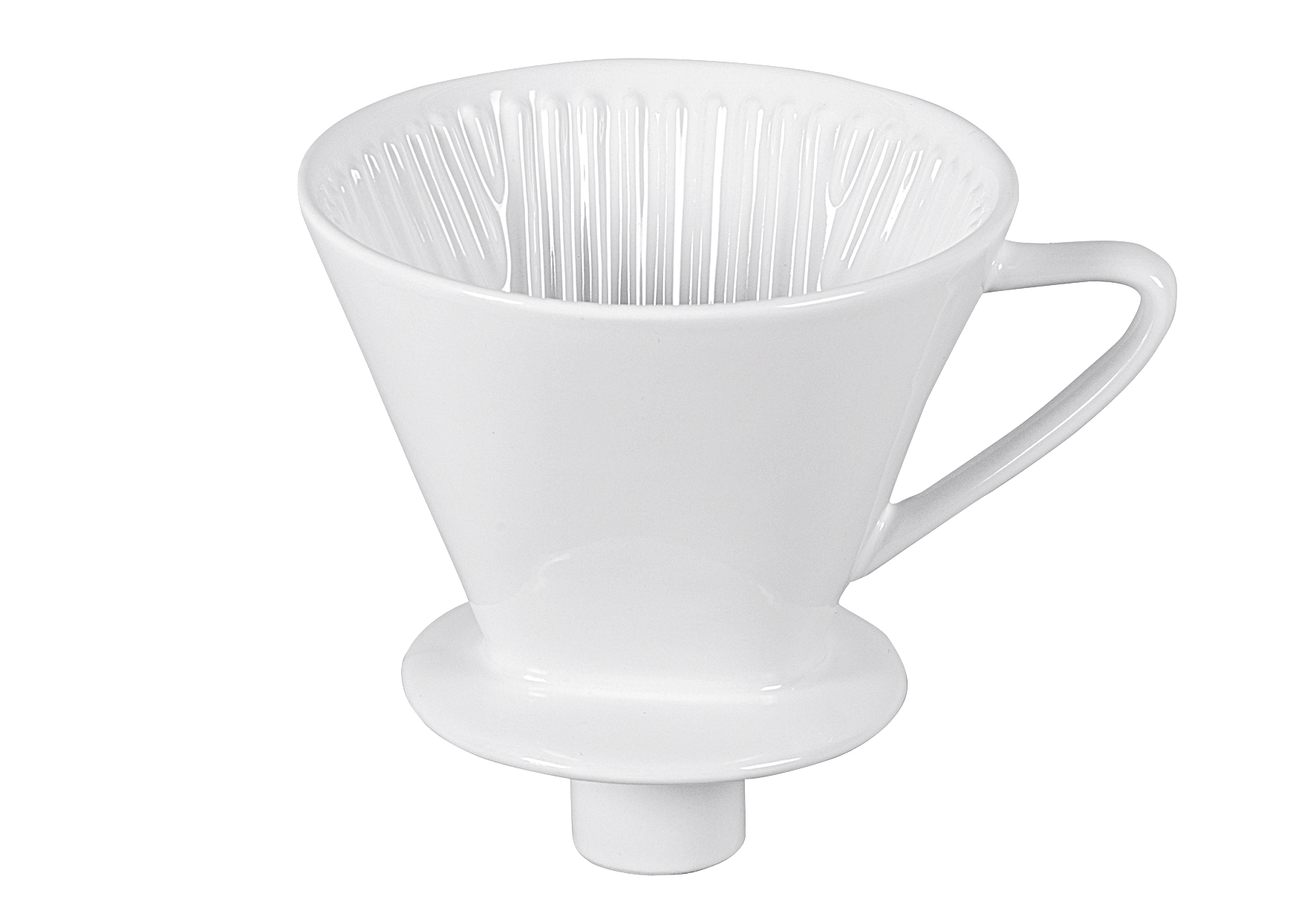 cilio tisch-accessoires Kaffeefilter Keramik mit Stutzen Gr. 4