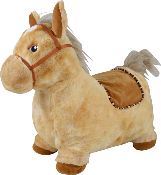  Aufblasb. Hüpftier Hopping Horse beige
