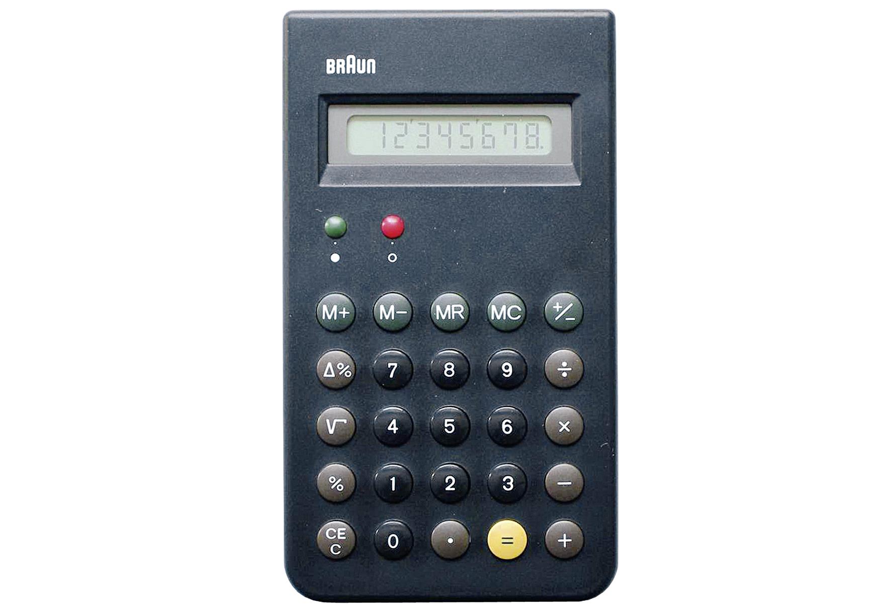 Braun Taschenrechner 66030 inkl. 1,5 Volt Knopfzelle
