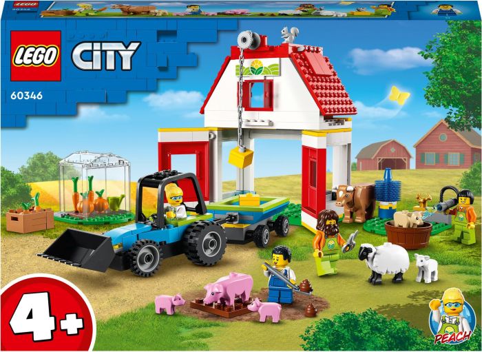 City Bauernhof mit Tieren 4+