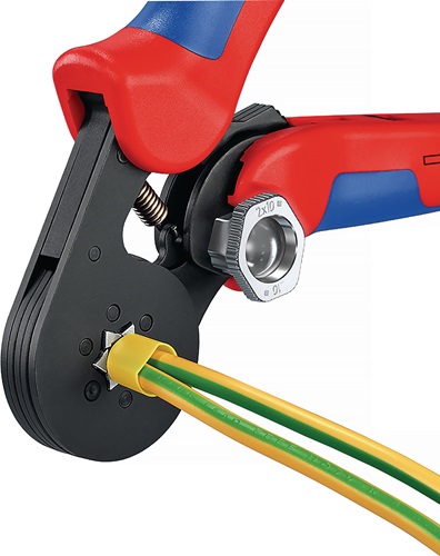 Aderendhülsenzange Gesamt-L.180mm 0,08-10,0 (AWG 28-7)mm² brün.Mehrkomp.-Hüllen