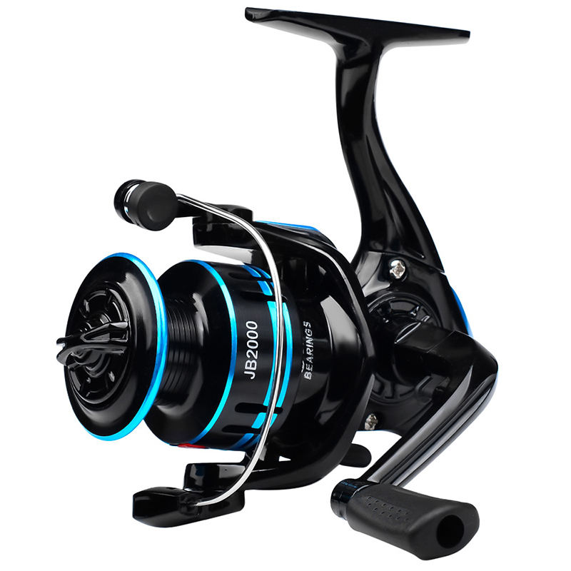 Bdt- FISHING GROUP Angelrolle / Spinnrolle / Stationärrolle ''JR2000'' blau Salz- und Süßwasser geeignet