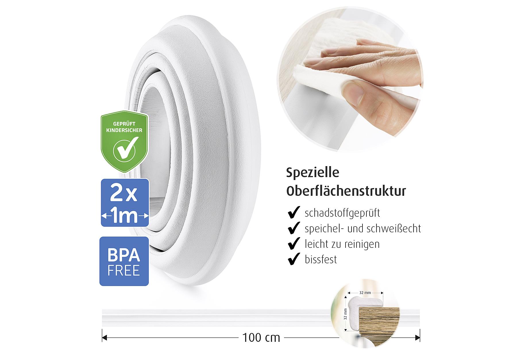 reer Kantenschutz soft weiß