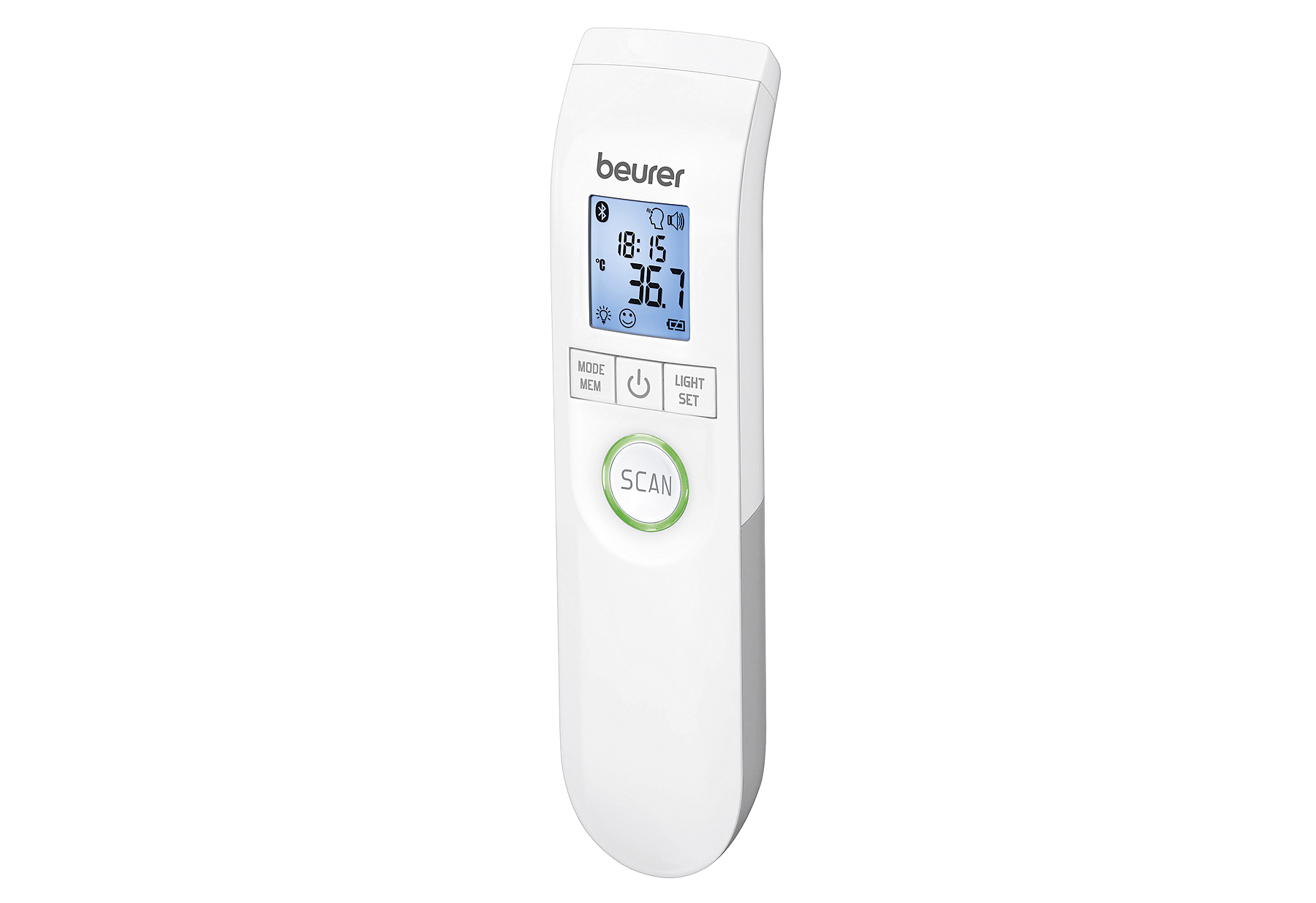 beurer Fieberthermometer FT 95 inkl. 2 x 1,5 V AAA-Batterien