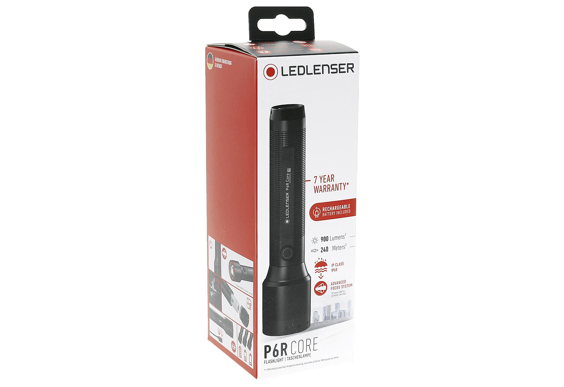 LED LENSER Taschenlampe K6R Gray Window Box