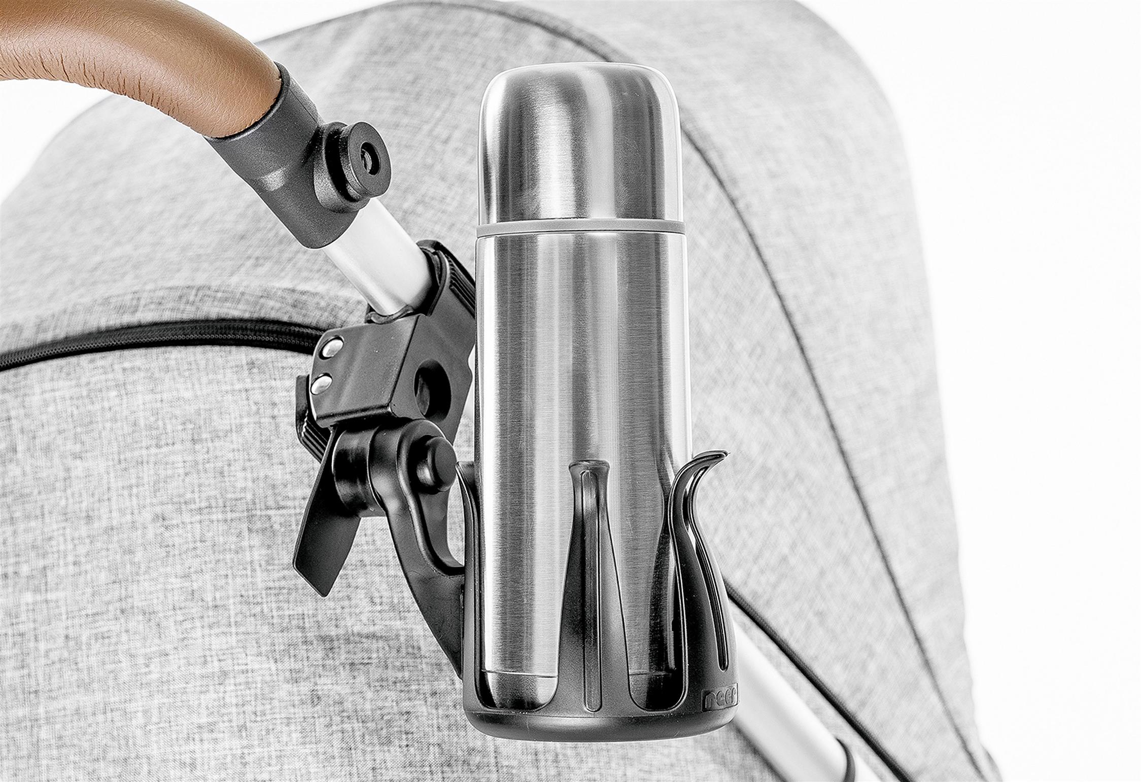 reer Clip&Go Cup Holder Getränkehalter 1 x Flaschenhalter, 1 x Clip