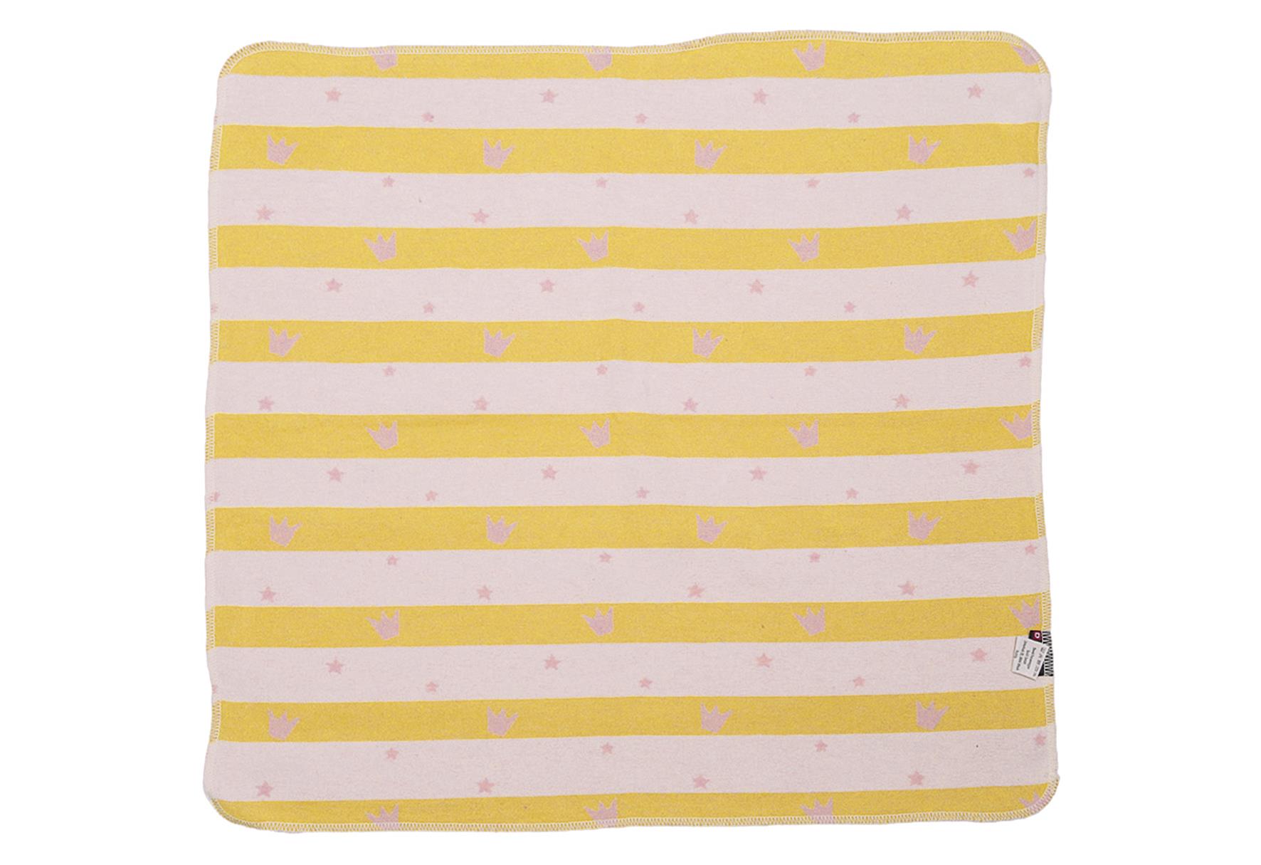 FUSSENEGGER Babydecke mit Kapuze 'Kronen'