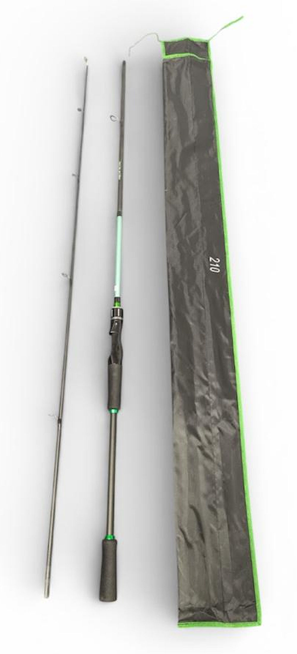 Bdt- FISHING GROUP 116g leichte Spinnrute WG:5-25g, Länge 2,10m, türkis/ schwarz